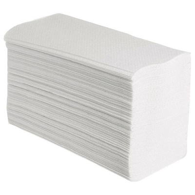 Полотенца бумажные в листах 24х22.5см PRO Tissue 2х слойные, Z сложение, H2, 190 шт. С443 (х1/21) [упаковка]
