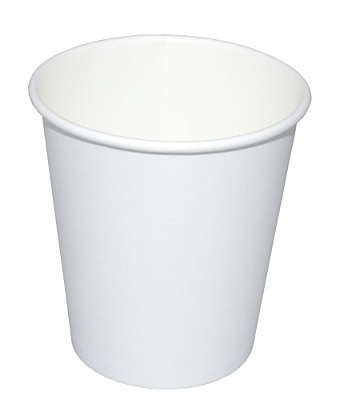 Стакан бумажный 1сл. SP9, 200/260мл цвет Белый (250+15) Для горячих напитков СкандиПакк (х50/1000)