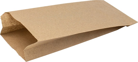 Пакет бумажный с плоским дном 90х40х225мм цвет Крафт Артпласт (х2000)